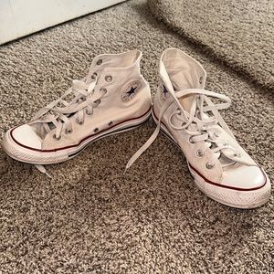 High top white converse